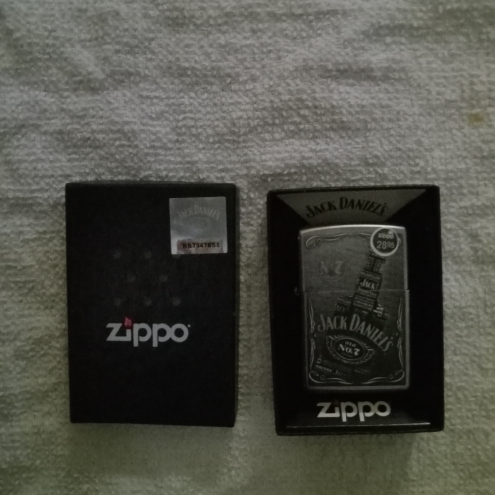 Zippo Jack Daniel's Silver Lighter